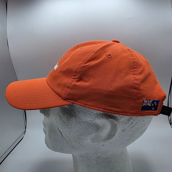Jacks Point New Zealand Orange Adjustable Performance Cap Hat Logo Athletic - Picture 2 of 9